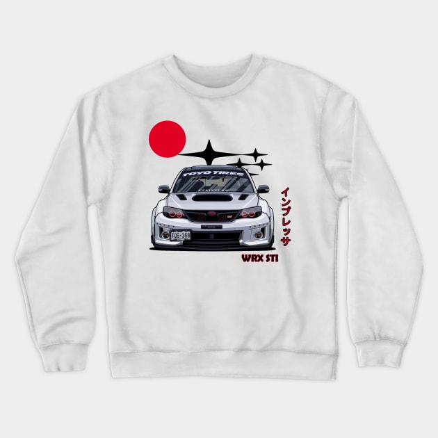 Impreza WRX STI, JDM Crewneck Sweatshirt by T-JD